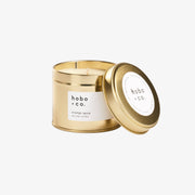 Large Gold Tin Orange Spice Candle